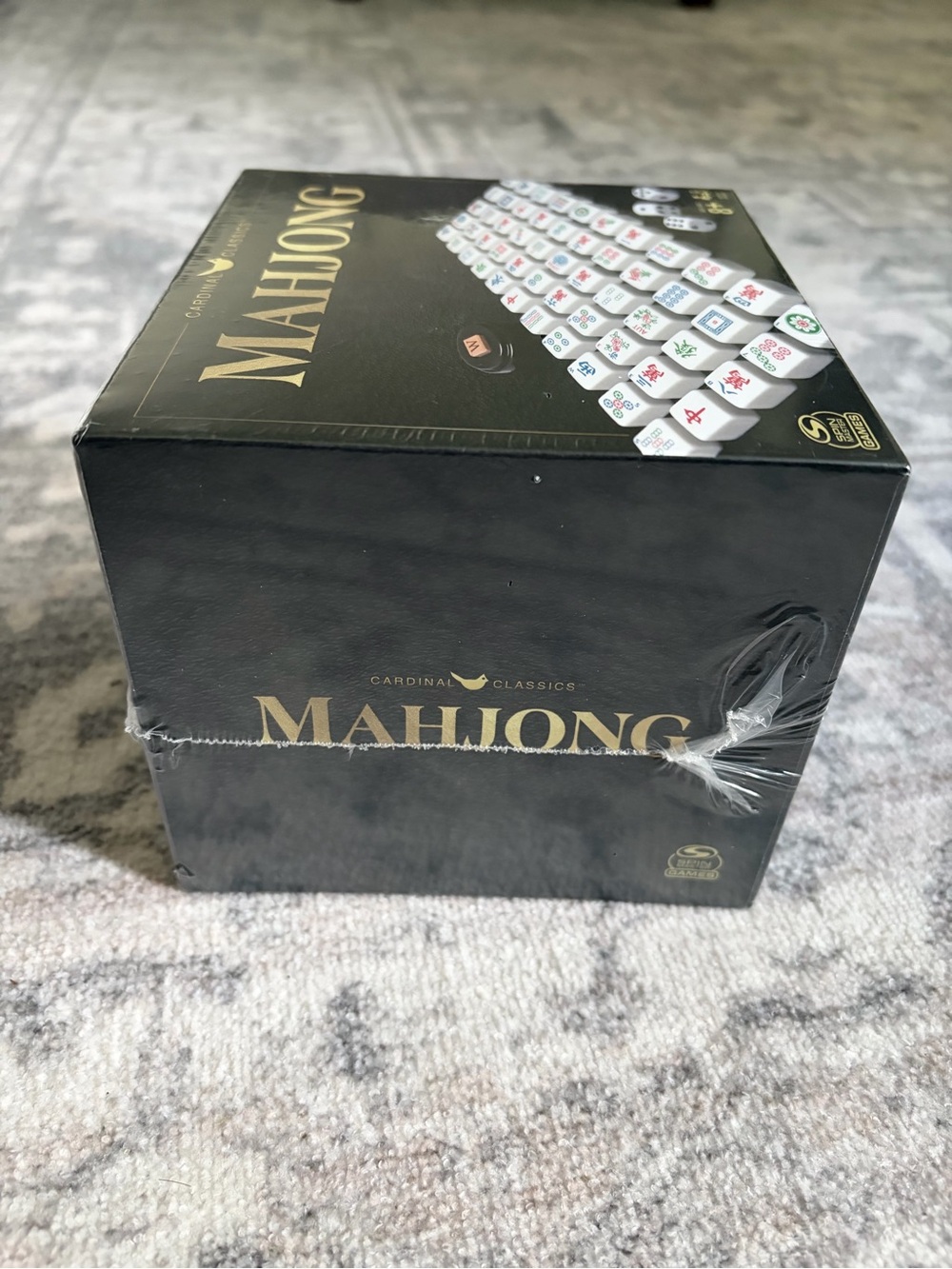 Mahjong Set — Black Box with White Tiles - Picture 3 of 5